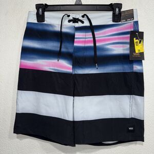 Vans Boys Off The Wall Voyage Trunk Board Shorts Size 18/29in 16.5 Length NWT